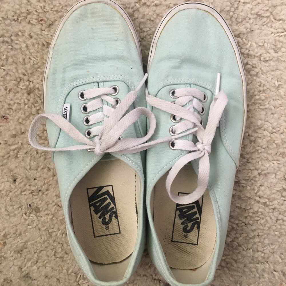 Vans Mint Green Shoes